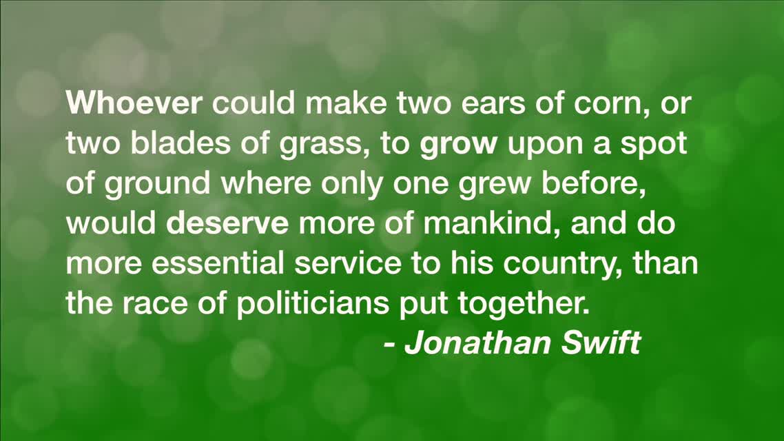 Whoever Could Make Two Ears of Corn...